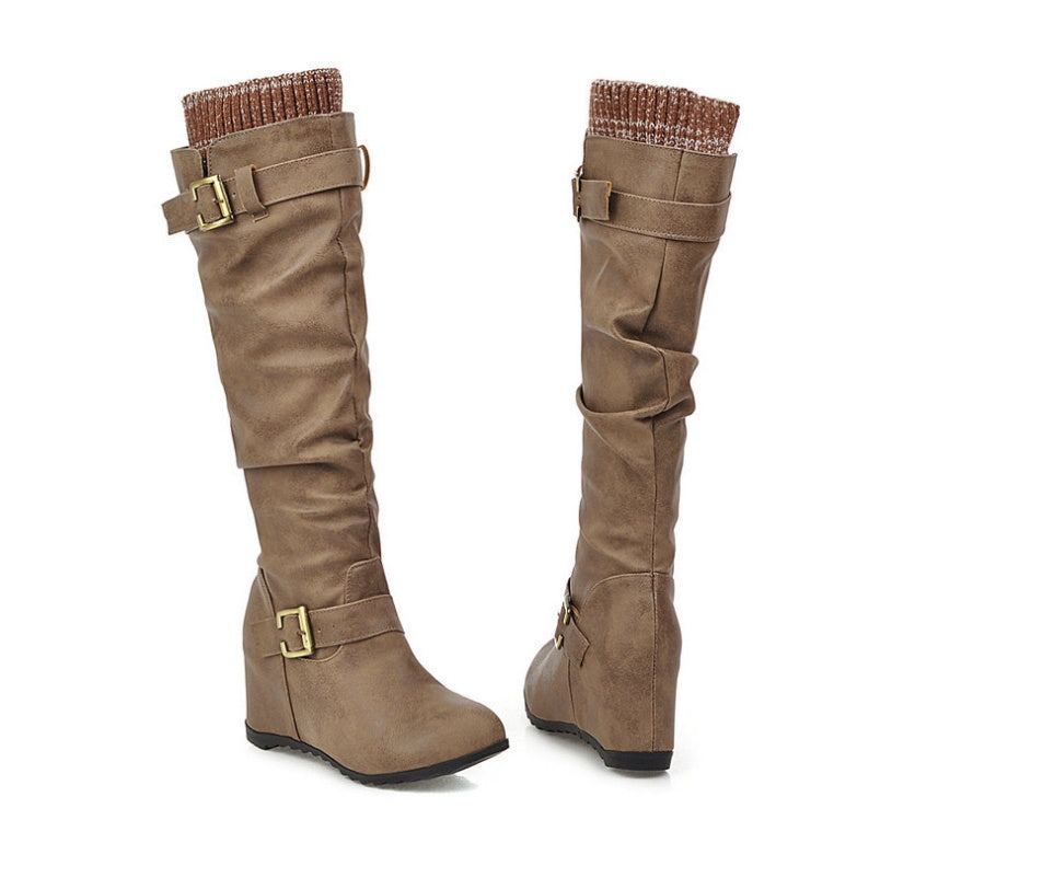 Bottes Martin Élégantes à Talon Intégré