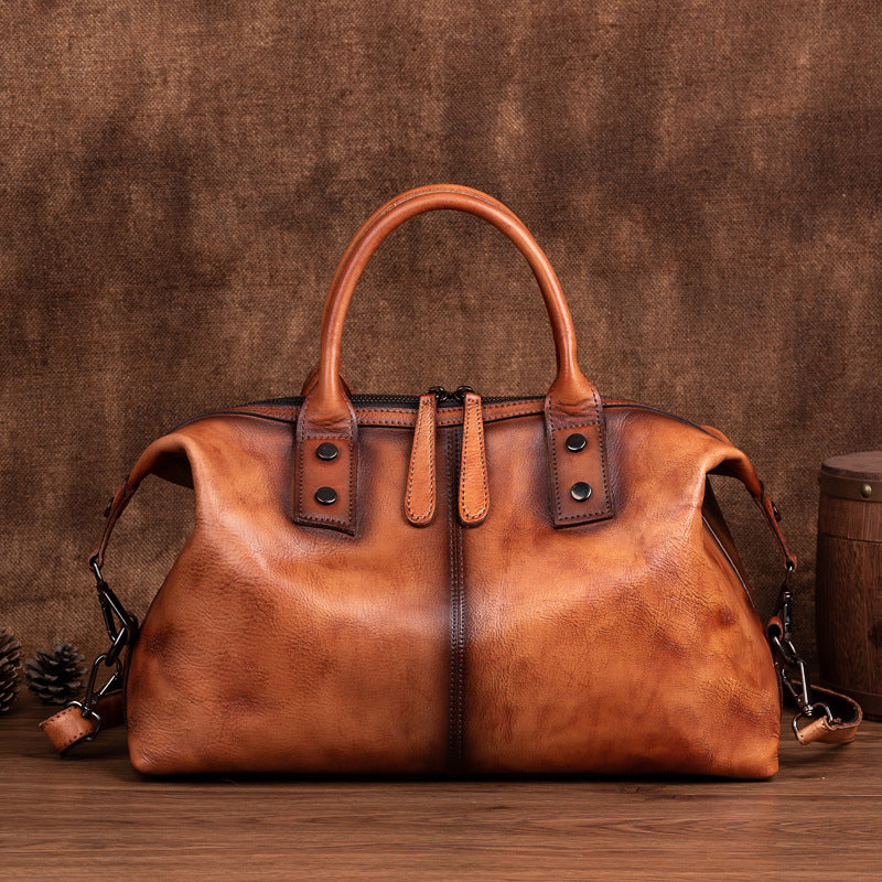 Sac à Main en Cuir Retro pour Femme – Élégance et Praticité Combinées