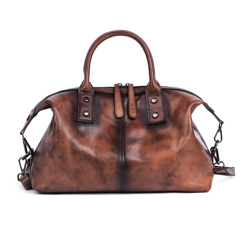 Sac à Main en Cuir Retro pour Femme – Élégance et Praticité Combinées