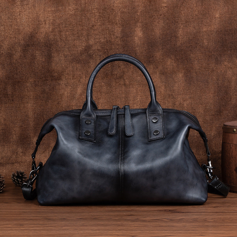 Sac à Main en Cuir Retro pour Femme – Élégance et Praticité Combinées