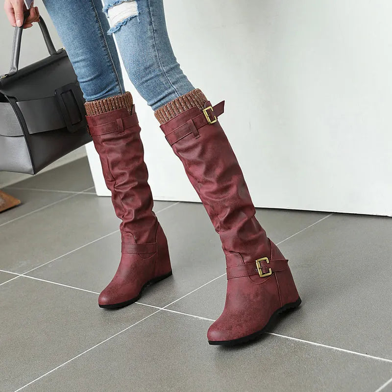 Bottes Martin Élégantes à Talon Intégré