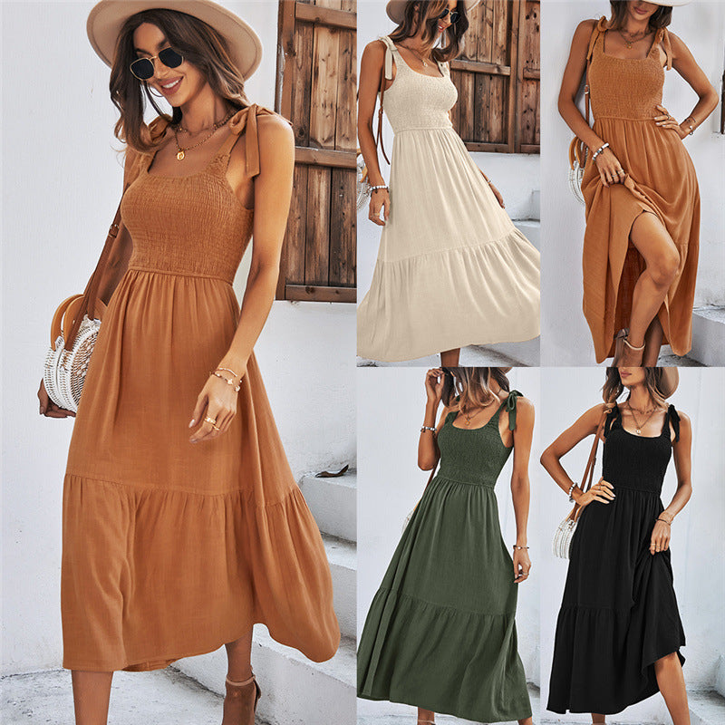 Robe Longue d’Été en Tencel – Élégance Naturelle & Confort Léger