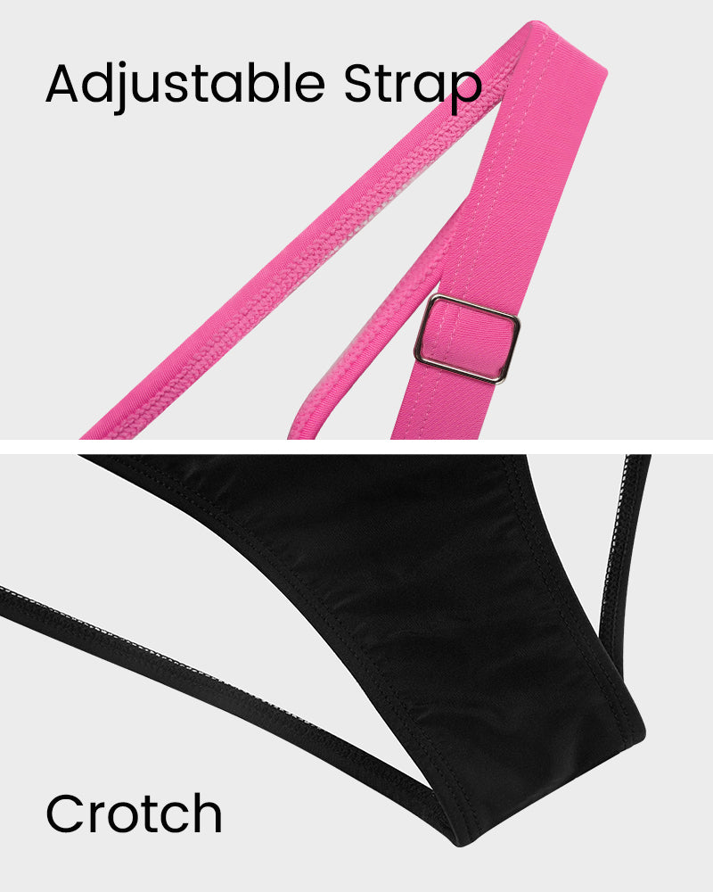 One-Piece Swimsuit with Front Zipper and Modern Patterns for Women – Color Zip