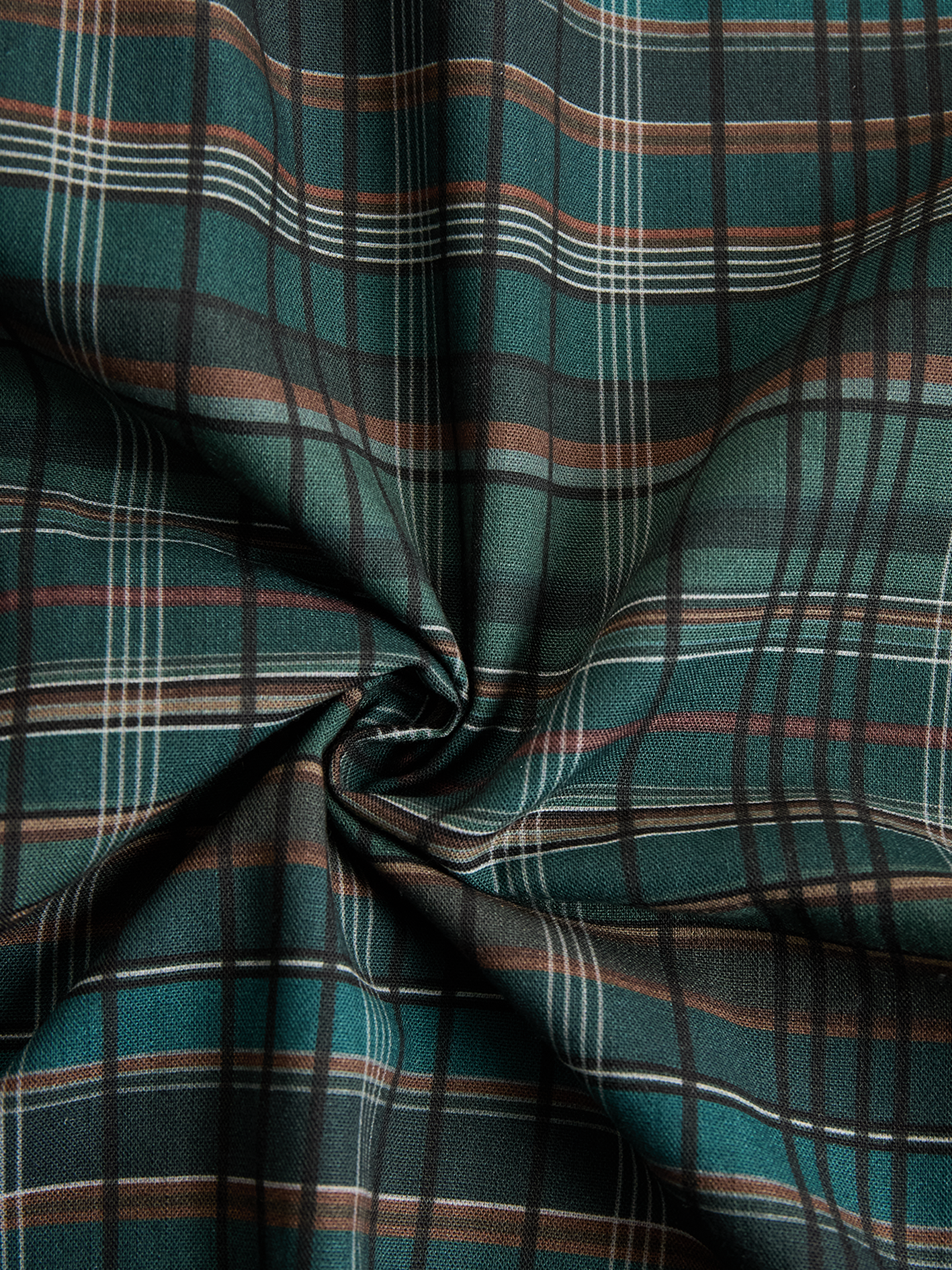 Women's Long Plaid Shirt Dress with Lapel Collar, Long Sleeves, Casual Chic Style