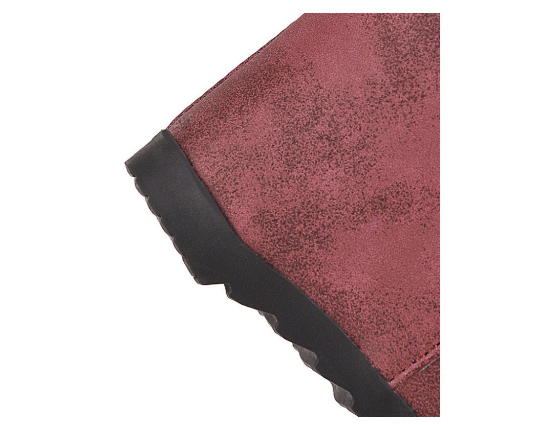 Bottes Martin Élégantes à Talon Intégré