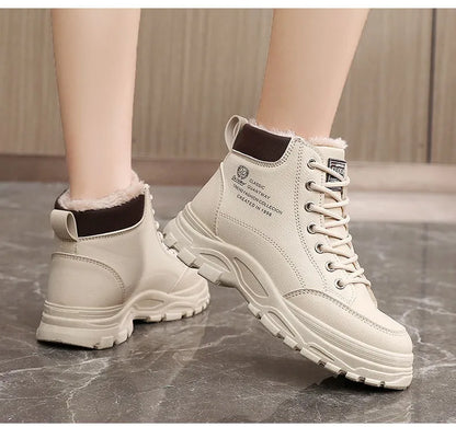 Baskets Hautes Femme – Chaudes et Confortables