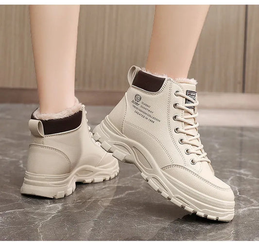 Baskets Hautes Femme – Chaudes et Confortables