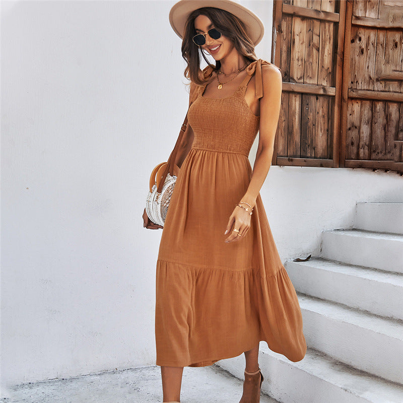 Robe Longue d’Été en Tencel – Élégance Naturelle & Confort Léger