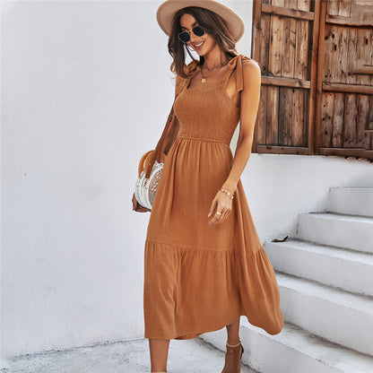 Robe Longue d’Été en Tencel – Élégance Naturelle & Confort Léger