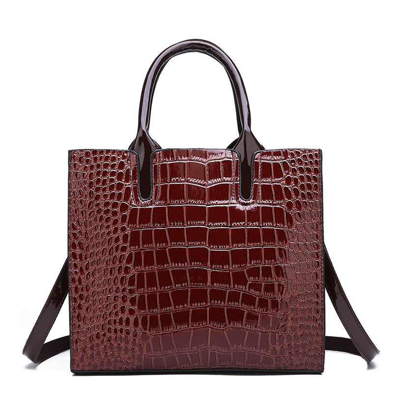 Sac Croco Élégant Femme