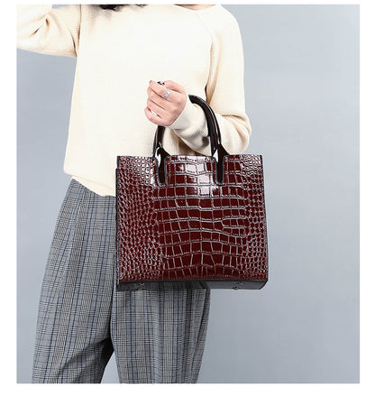 Sac Croco Élégant Femme