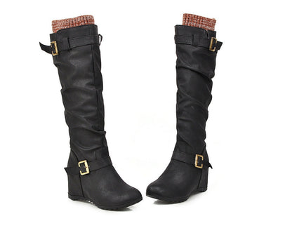 Bottes Martin Élégantes à Talon Intégré
