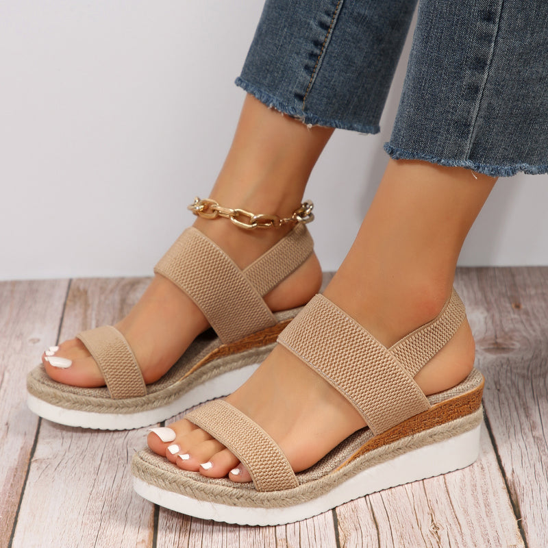 Sandales Wedge Suzanne pour Femme | Plateformes Élégantes et Confortables pour l’Été