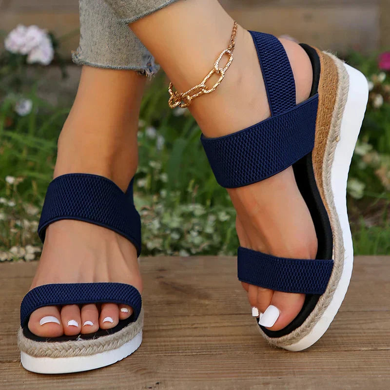 Sandales Wedge Suzanne pour Femme | Plateformes Élégantes et Confortables pour l’Été