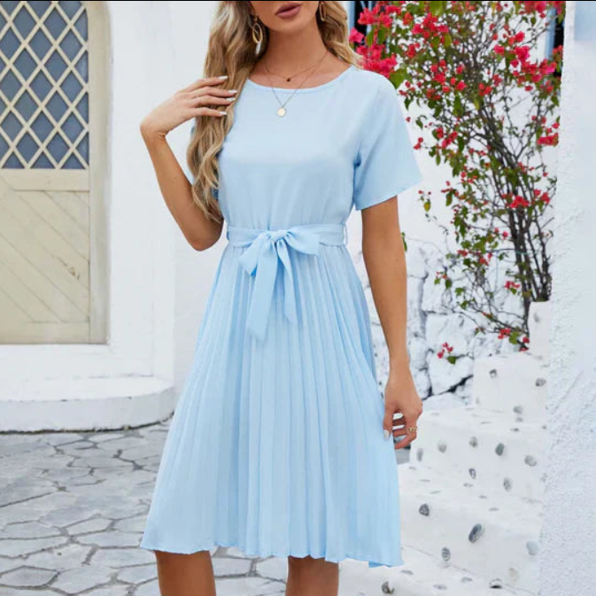 Robe Midi Fleurie Élégante pour Femmes – Frances