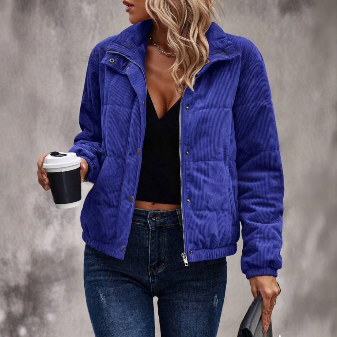 Veste Courte en Coton – Chic & Confort