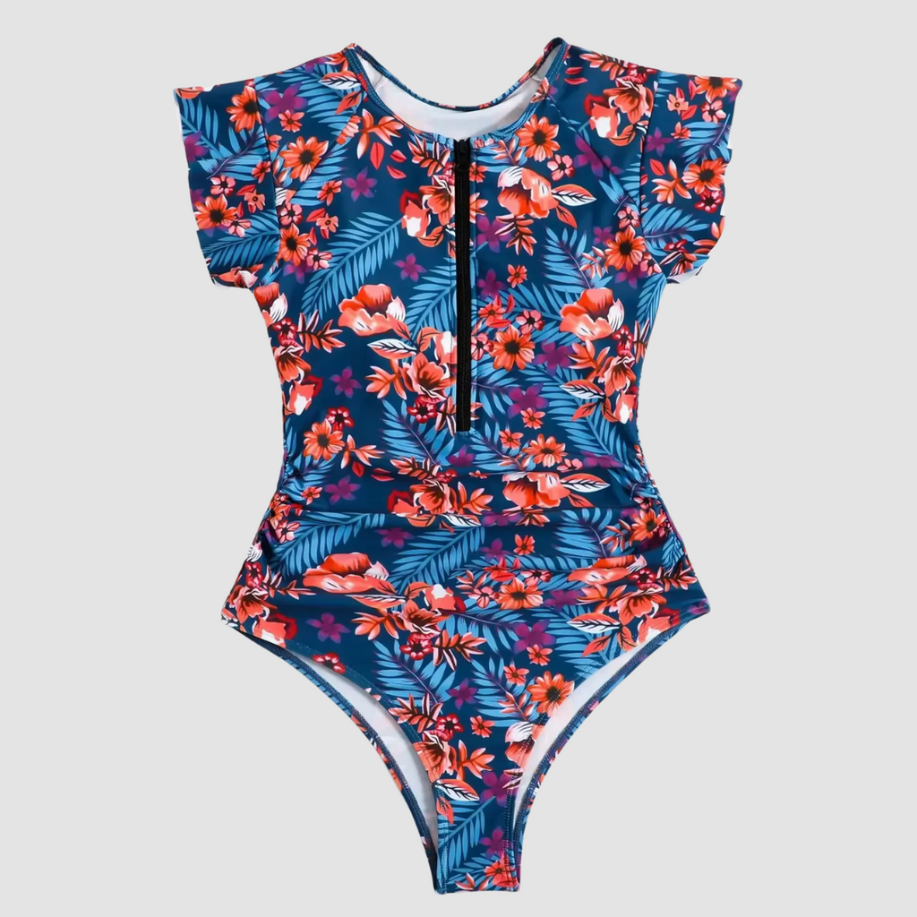 Costume da bagno intero donna con cerniera – Design modellante e stile sportivo elegante