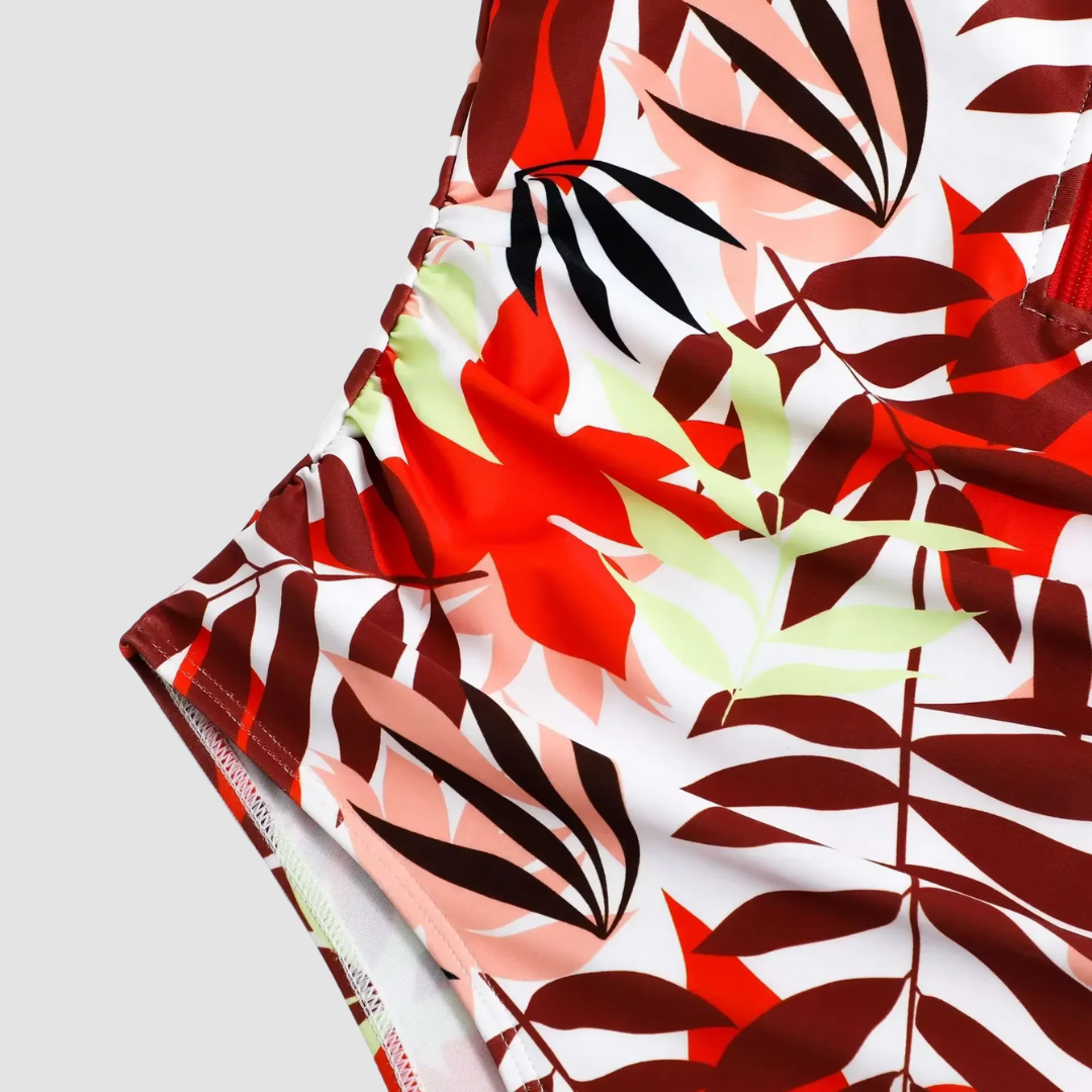 Bañador de Una Pieza Mujer con Cremallera – Diseño Moldeador y Estilo Sport Chic