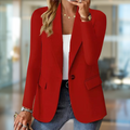 Blazer Donna Strutturato Taglio Sagomato Elegante Stile Completo