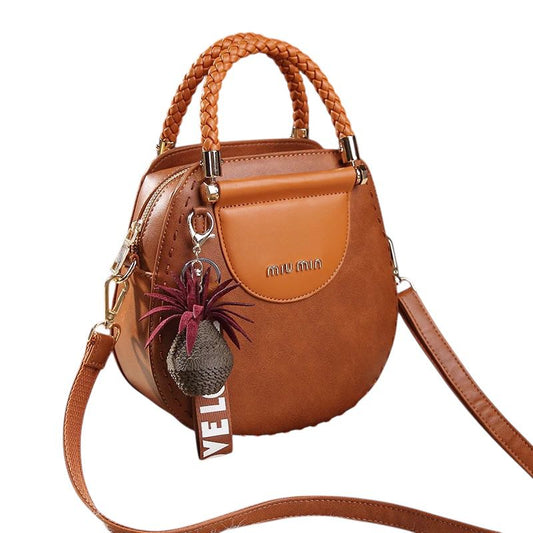 Sac Rond en PU – Élégance et Organisation