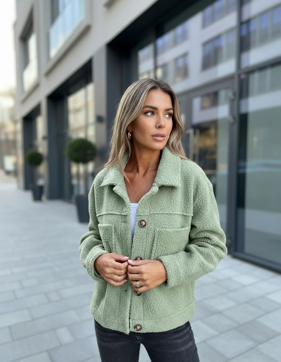 Léa｜Veste Courte Chic et Confortable