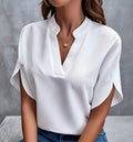 Blusa Fluida con Cuello en V – La elegancia que marca la diferencia