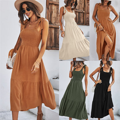 Robe Longue d’Été en Tencel – Élégance Naturelle & Confort Léger