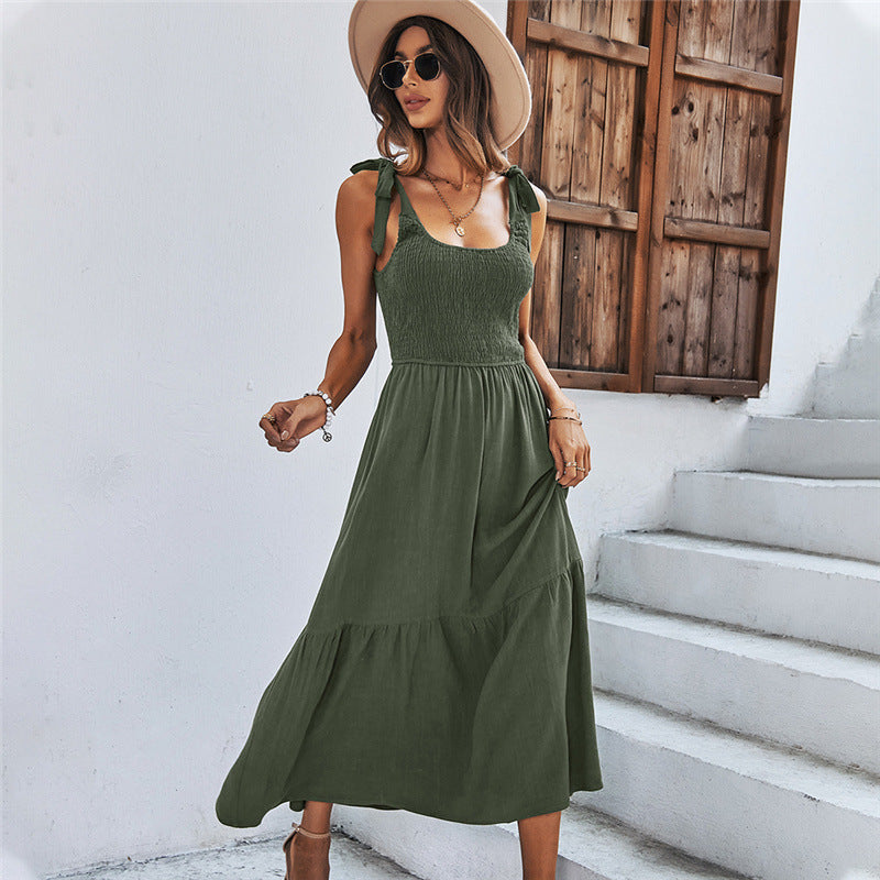 Robe Longue d’Été en Tencel – Élégance Naturelle & Confort Léger