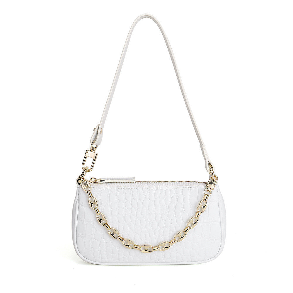 Sac à Épaule en Cuir Véritable – Élégance et Praticité