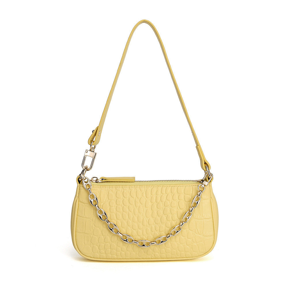 Sac à Épaule en Cuir Véritable – Élégance et Praticité