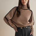 Chic Oversized Women's Turtleneck Sweater in Soft Knit