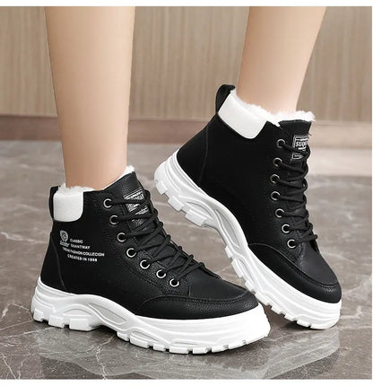 Baskets Hautes Femme – Chaudes et Confortables