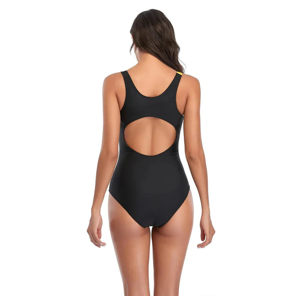 Maillot de Bain Femme Une Pièce Sportif Sculptant