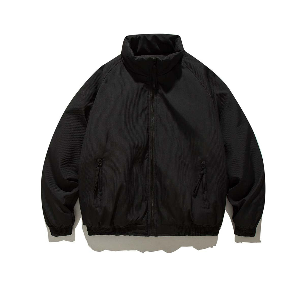 Manteau Matelassé à Rayures – Chic Rétro & Confortable