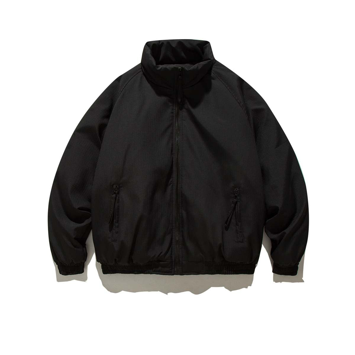 Manteau Matelassé à Rayures – Chic Rétro & Confortable