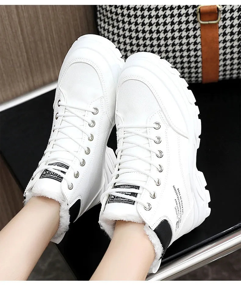 Baskets Hautes Femme – Chaudes et Confortables