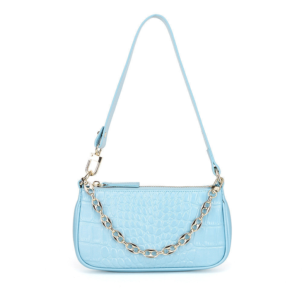 Sac à Épaule en Cuir Véritable – Élégance et Praticité