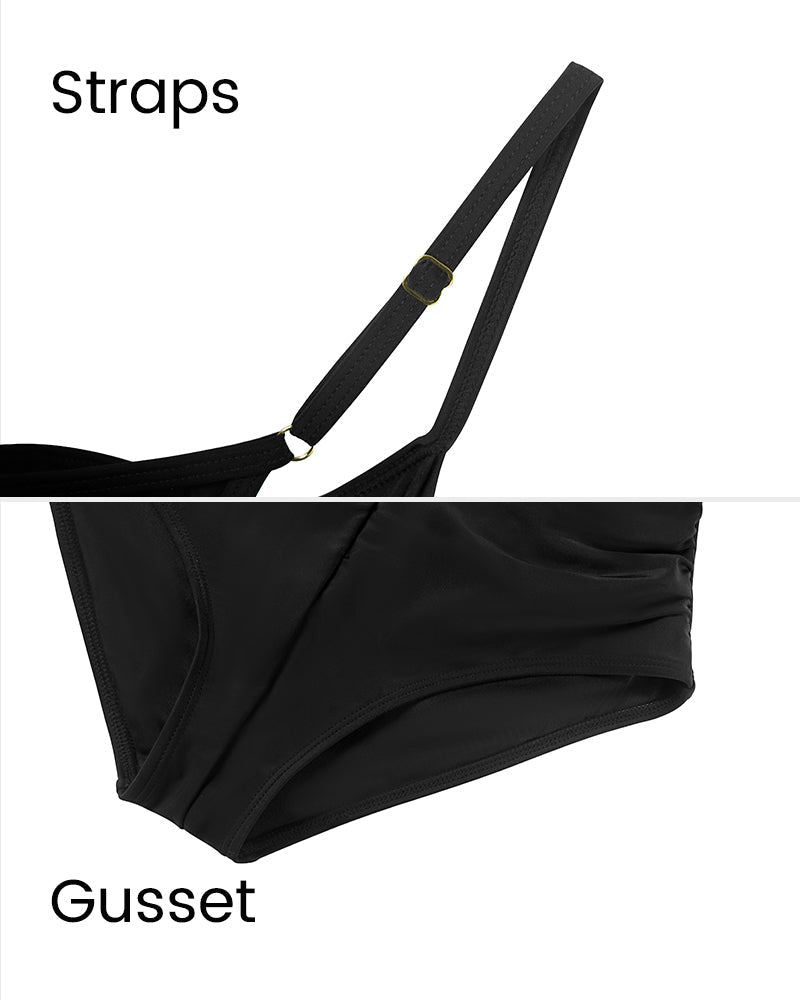 One-Piece Shaping Swimsuit with Front Tie for Women – Sculpt Tie