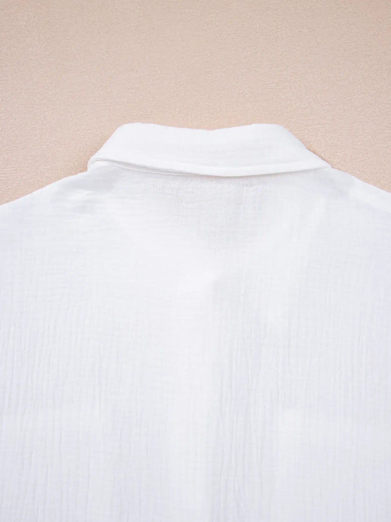 Camisa de Algodón con Mangas de Encaje para Mujer – Algodón con Encaje