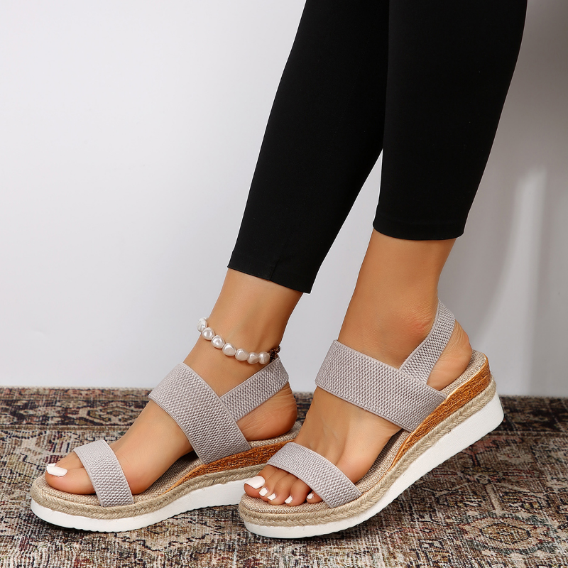 Sandales Wedge Suzanne pour Femme | Plateformes Élégantes et Confortables pour l’Été