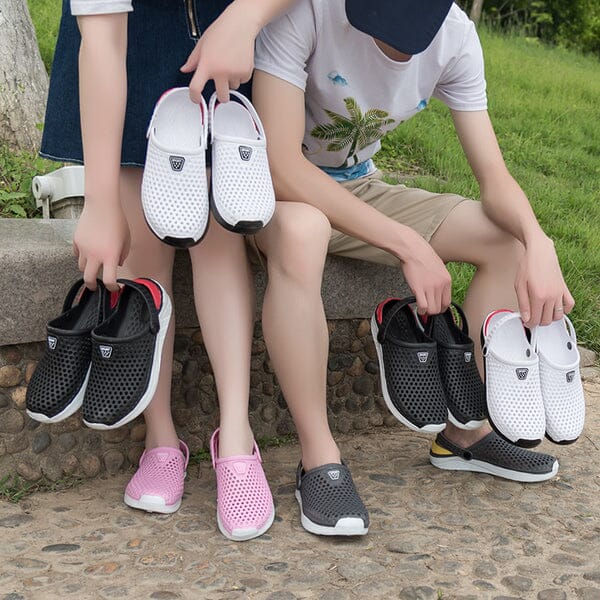 Sandale Orthopédique Femme Quotidien Été Design Ergonomique Semelle Amortissante Noir Rose – Confort Max