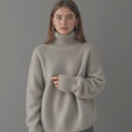 Women's Oversized Turtleneck Sweater in Cashmere – Soft, Warm & Elegant