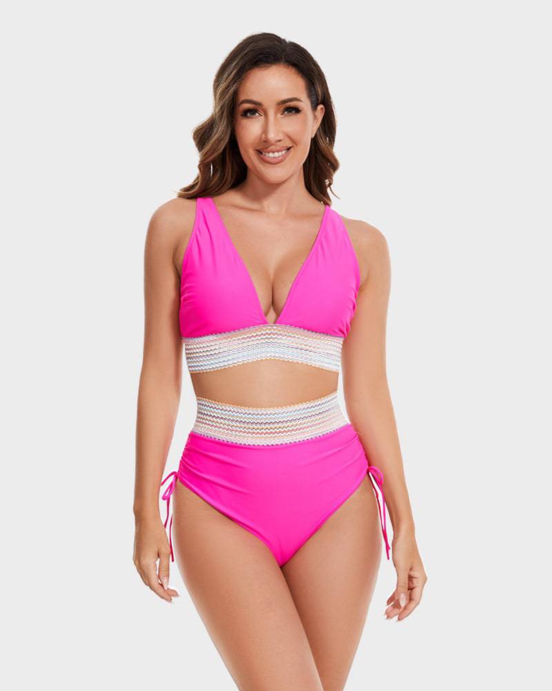 High-Waisted Sculpting Women's Bikini