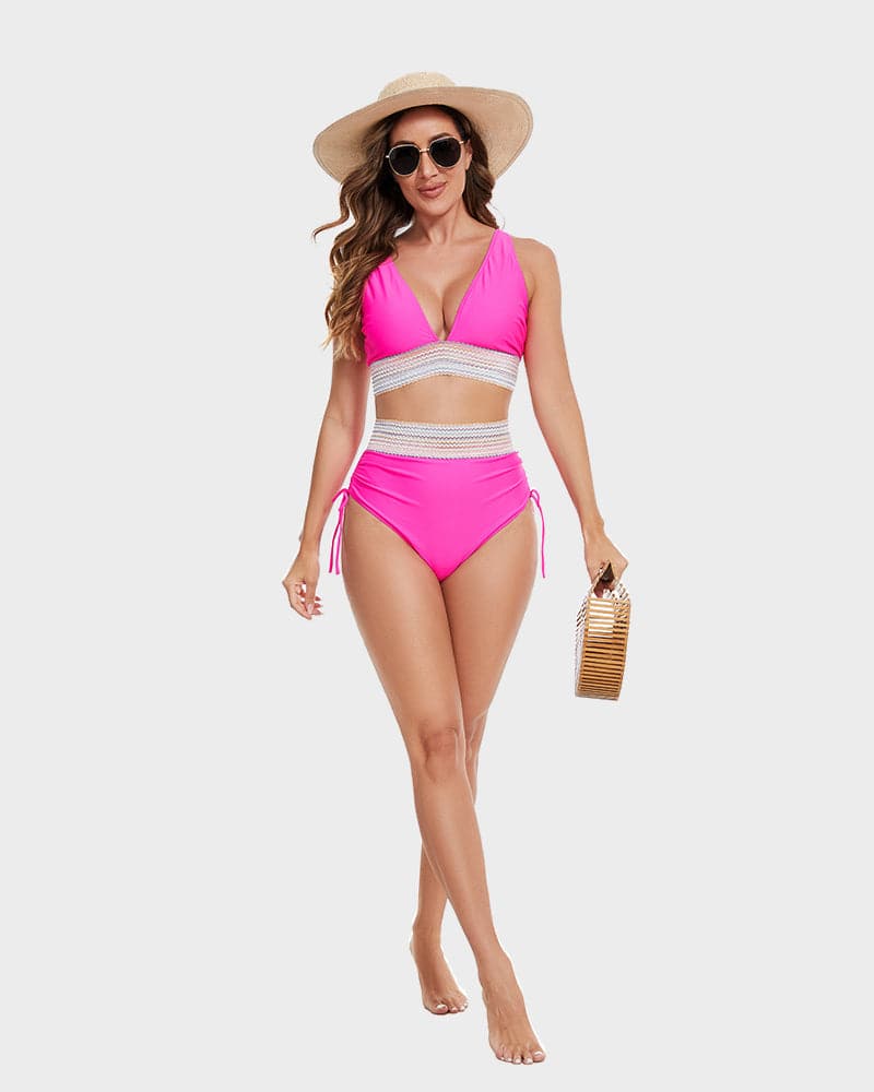 High-Waisted Sculpting Women's Bikini