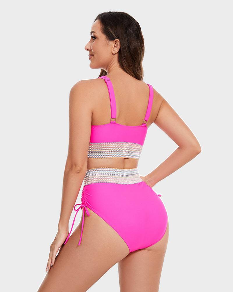 High-Waisted Sculpting Women's Bikini